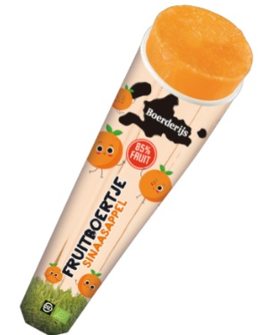 Bio fruitboertje sinaasappel Ijsjes kopen DEK Blauwestad, Strand Zuid, Oldambtmeer