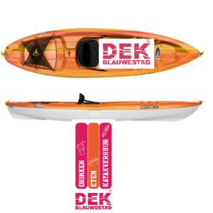 Kayak huren in Oldambt Groningen Nederland peddelen op Oldambtmeer