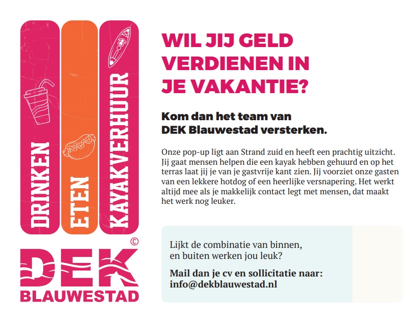 Vacature DEK Blauwestad