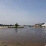 vertrek met Kayak op Oldambtmeer Nederland Groningen Blauwestad bij Drinken Eten Kayakvrhuur DEK Blauwestad