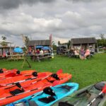 patat snack drinken ijs kayakken, kajakken kayak arrangement bij Drinken Eten Kayakverhuur DEK Blauwestad Groningen Nederland