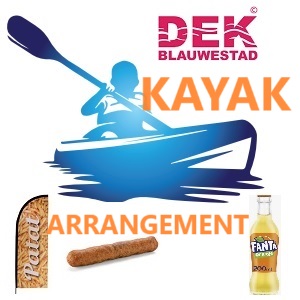 Kayak Arrangement Tegoedbon DEK Blauwestad Strand Zuid, Oldambtmeer Groningen Nederland
