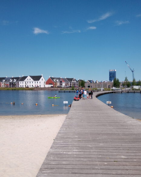 Opstap Kayak Strand Zuid Oldambtmeer Groningen Nederland DEK Blauwestad