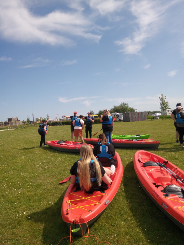 Voorpret bij DEK Blauwestad Oldambtmeer Kayak huren kayak arrangement Groningen Nederland