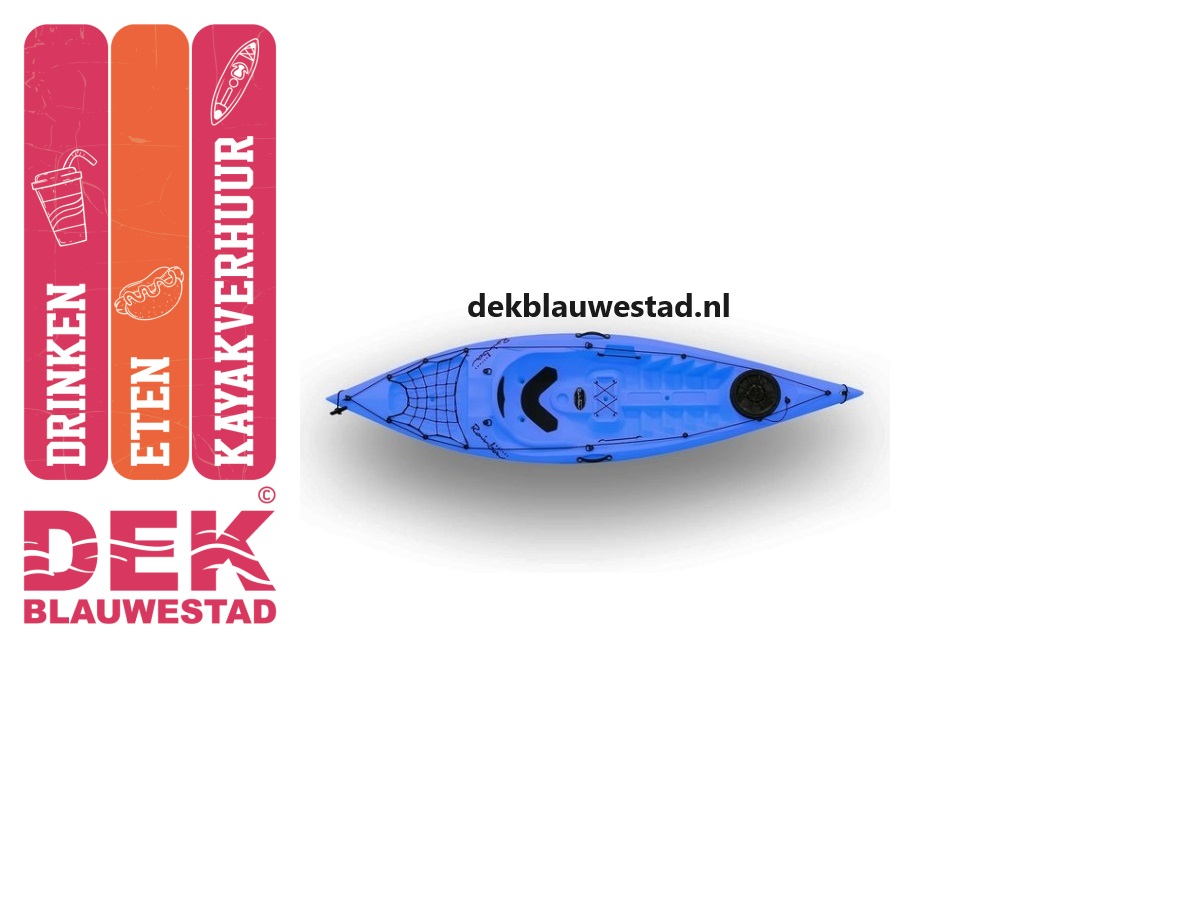 kayak verhuur boot huren Oldambtmeer DEK Blauwestad Groningen Nederland Strand Zuid Rainbow Kayak sit on top DEK Blauwestad