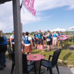 zwemvesten check veiligheid voorop bij Drinken Eten Kayakverhuur Groningen Nederland Blauwestad Oldambtmeer Strand Zuid