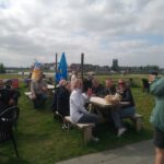 Fiets puzzel tocht de Wei bewoners Blauwestad Drinken Eten Kayakverhuur Strand Zuid Oldambtmeer Groningen Nederland