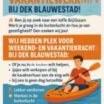 Weekend en Vakantiewerk m_v bij DEK Blauwestad keuken, terras, kayakverhuur, werken in de buitenlucht, gezellige sfeer ,lekker verdienen