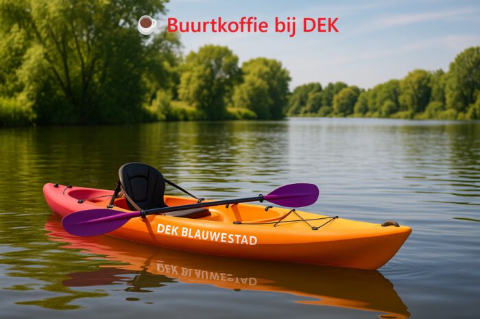 Buurtkoffie bij DEK, Drinken Eten Kayakbootverhuur Strand Zuid Oldambtmeer Groningen Nederland