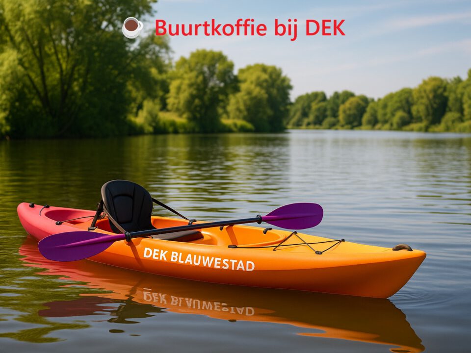 Buurtkoffie bij DEK, Drinken Eten Kayakbootverhuur Strand Zuid Oldambtmeer Groningen Nederland