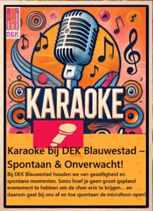 Karaoke bij DEK Blauwestad – Spontaan & Onverwacht