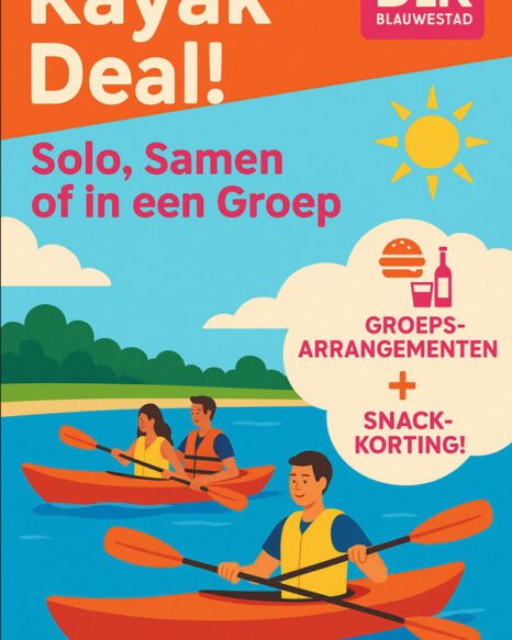 Kayakverhuur Deals Arrangementen Drinken Eten Kayakverhuur Strand Zuid DEK Blauwestad Oldambtmeer Groningen Nederland