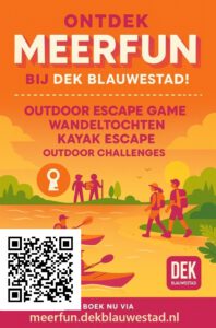 MeerFun bij DEK Outdoor Escape Game Blauwestad Oldambtmeer Groningen Nederland