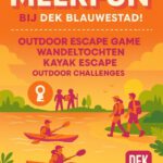 Ontdek MeerFun bij DEK Blauwestad Outdoor Escape Game Wandeltochten Kayak Escape Outdoor Challenge Oldambtmeer Groningen Nederland meerfun.dekblauwestad.nl