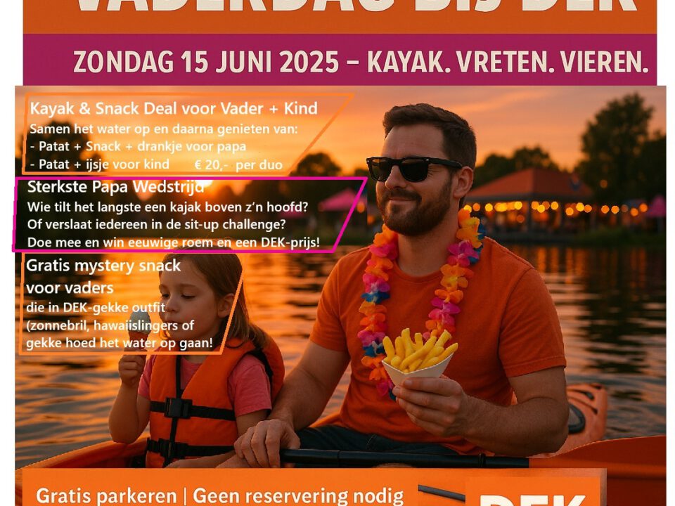Vaderdag bij DEK zondag 15 juni 2025 Strand Zuid Blauwestad Oldambt Groningen Nederland