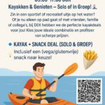 Kayak & Snack Deals – Solo & Groepen Drinken Eten Kayaking Kayakkenverhuur DEK Blauwestad Oldambtmeer Groningen Nederland