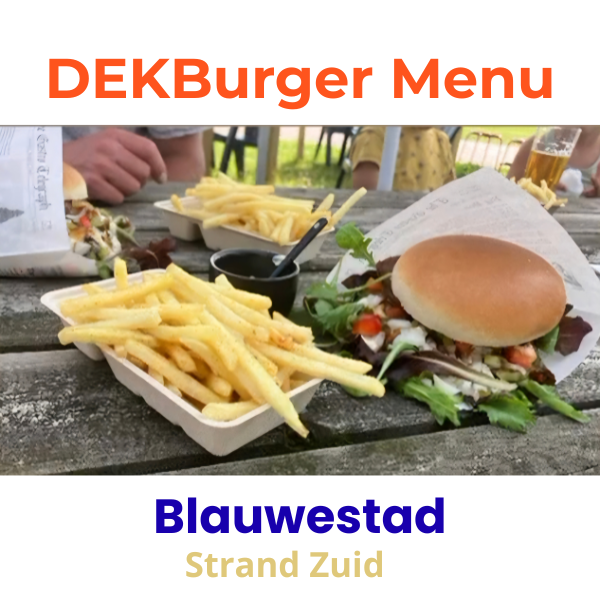 DEKBurger Menu Strand Zuid Blauwestad Oldambtmeer Groningen Nederland