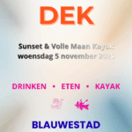 Sunset & Volle SuperMaan Kayaking 5 november 2025 Strand Zuid Oldambtmeer Blauwestad Groningen Nederland