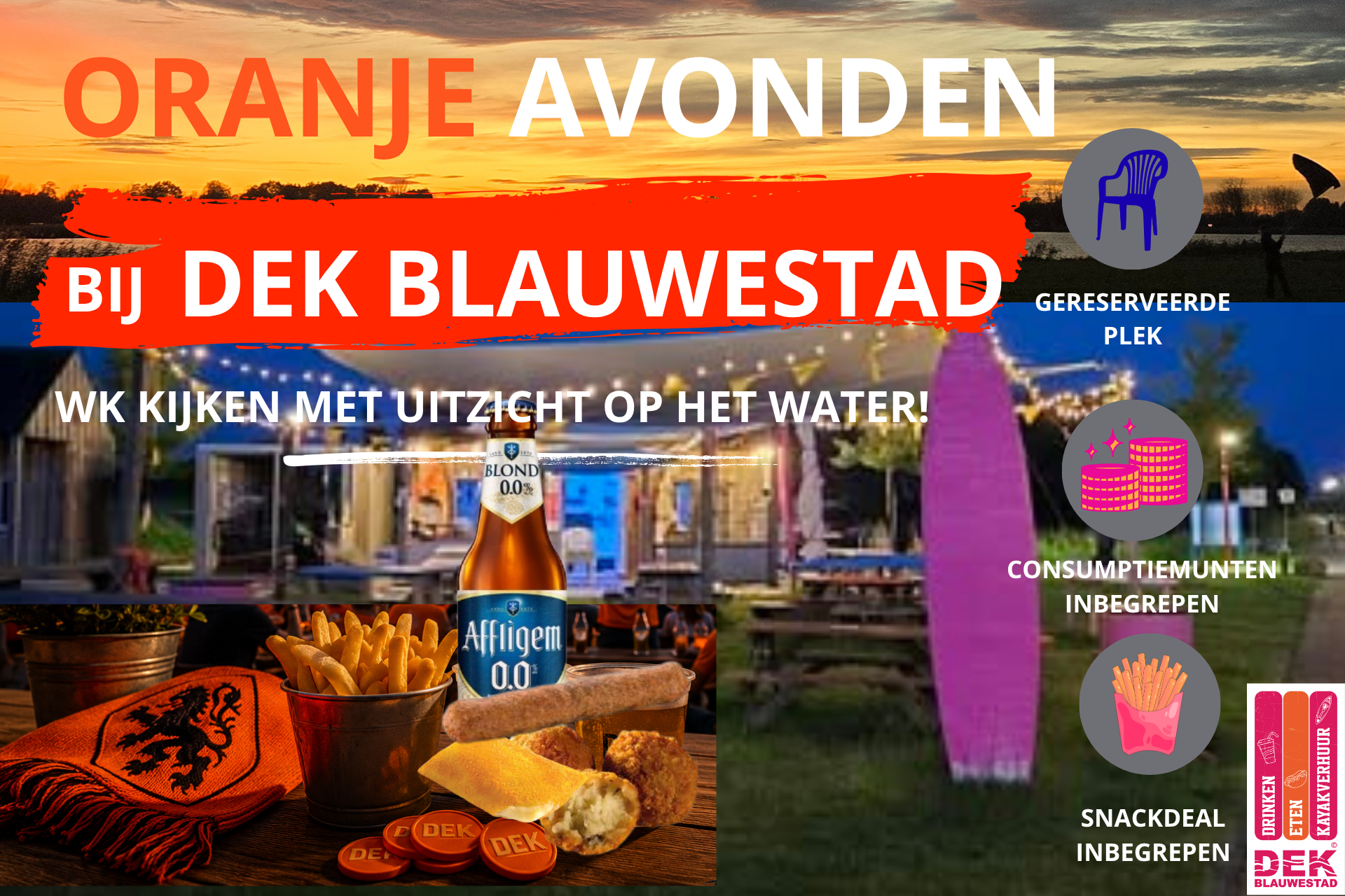 Oranje Avonden bij DEK Blauwestad
